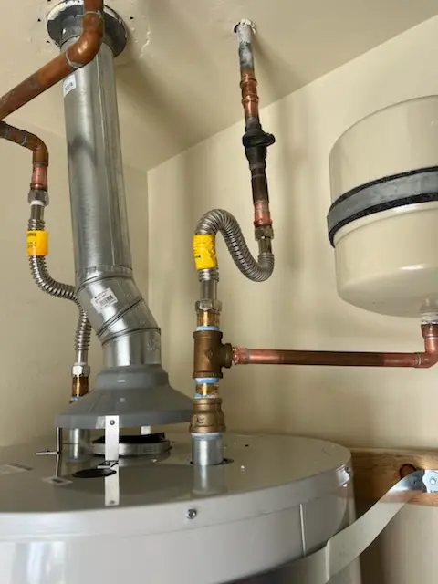 Water heater installation and plumbing repair in St. Marks